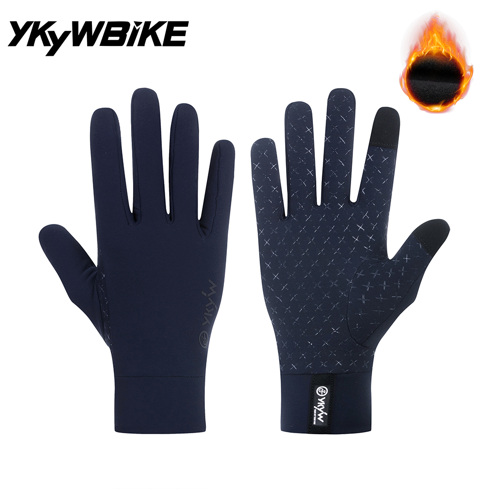 Cycling Glove Padded - YKYWBIKE Winter Cycling Gloves Unisex Touch