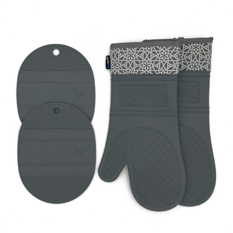 new custom non-slip silicone g - Oven Mitt Silicone 评论和价格