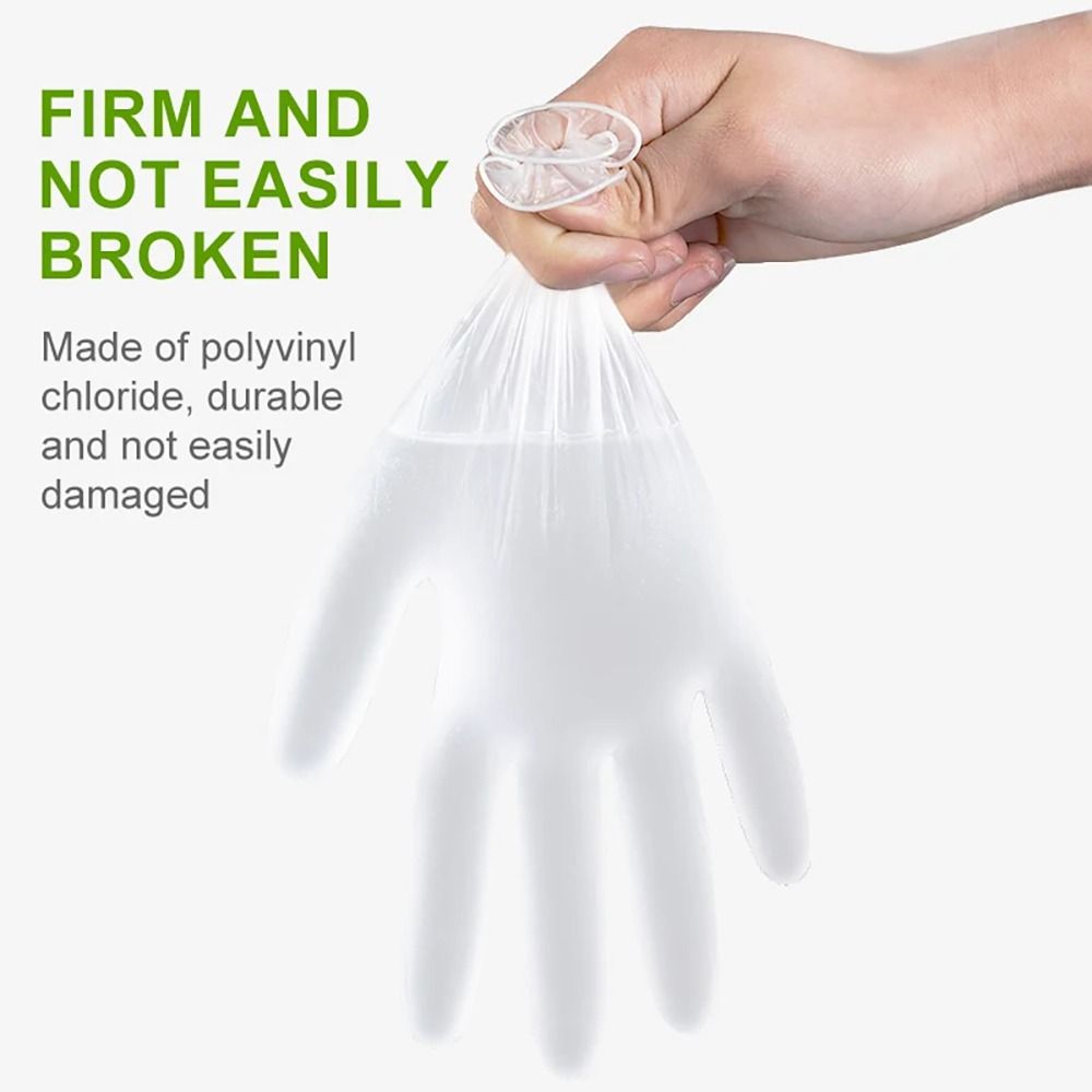 100Pcs Latex Free Gloves TPE D - Latex Disposable Glove 评论和价格