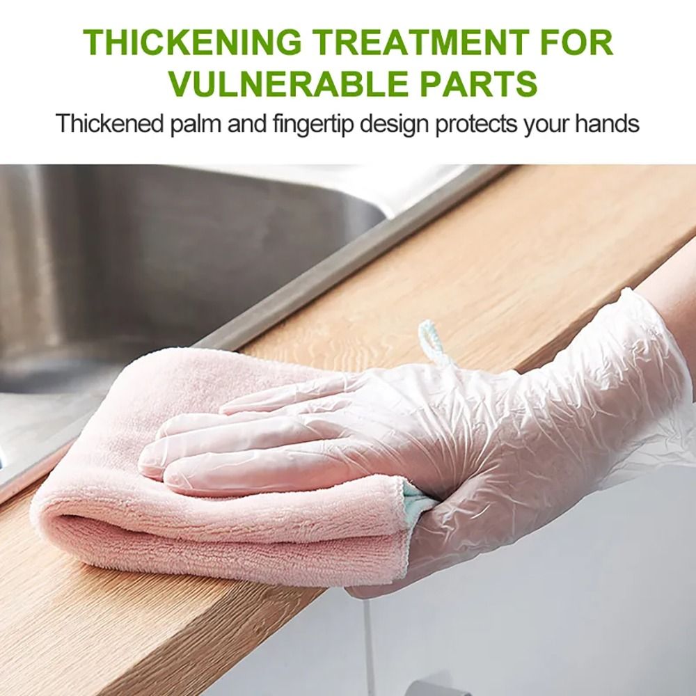 100Pcs Latex Free Gloves TPE D - Latex Disposable Glove 评论和价格