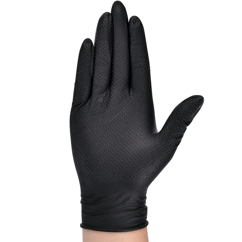 Heavy Duty Black Nitrile Glove - Nitrile Mechanic Glove 评论和价格