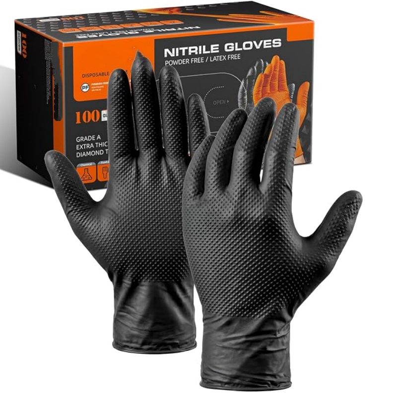 8 Mil Heavy Duty Industrial Or - Rubber Glove Cleaning 评论和价格