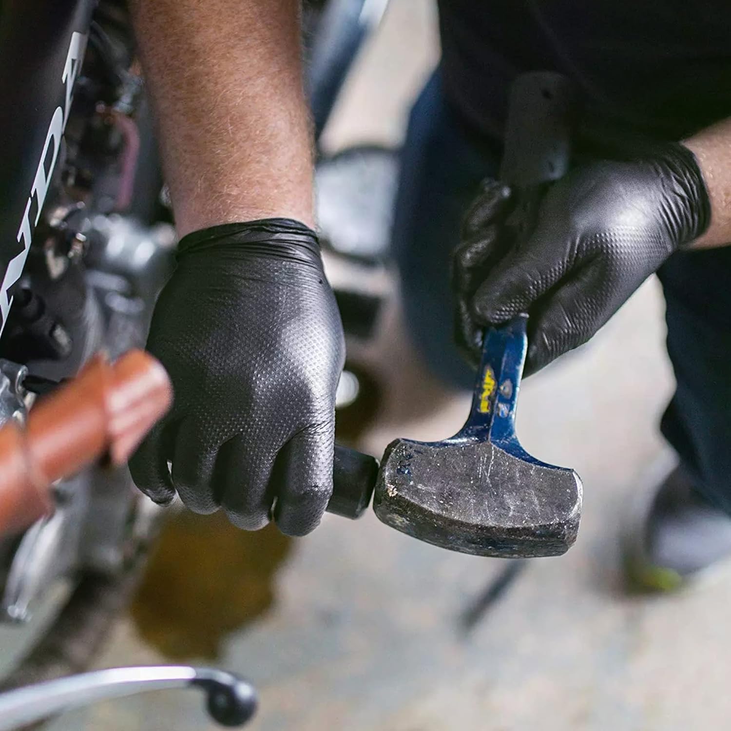 Black Nitrile Gloves Disposabl - Nitrile Mechanic Glove 评论和价格