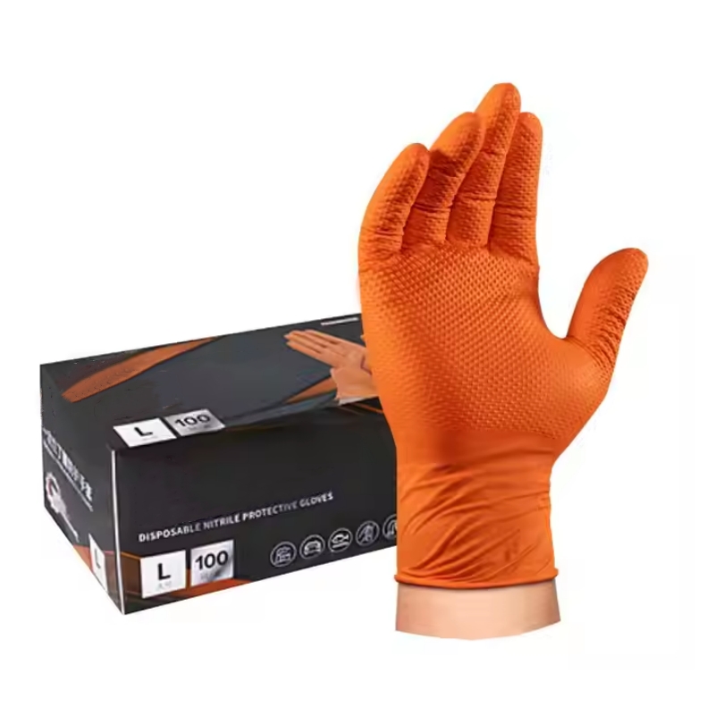 8mil Heavy Duty Industrial Ora - Nitrile Mechanic Glove 评论和价格