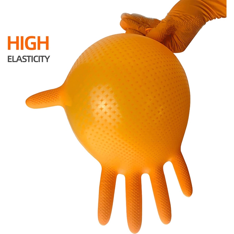 8mil Heavy Duty Industrial Ora - Nitrile Mechanic Glove 评论和价格