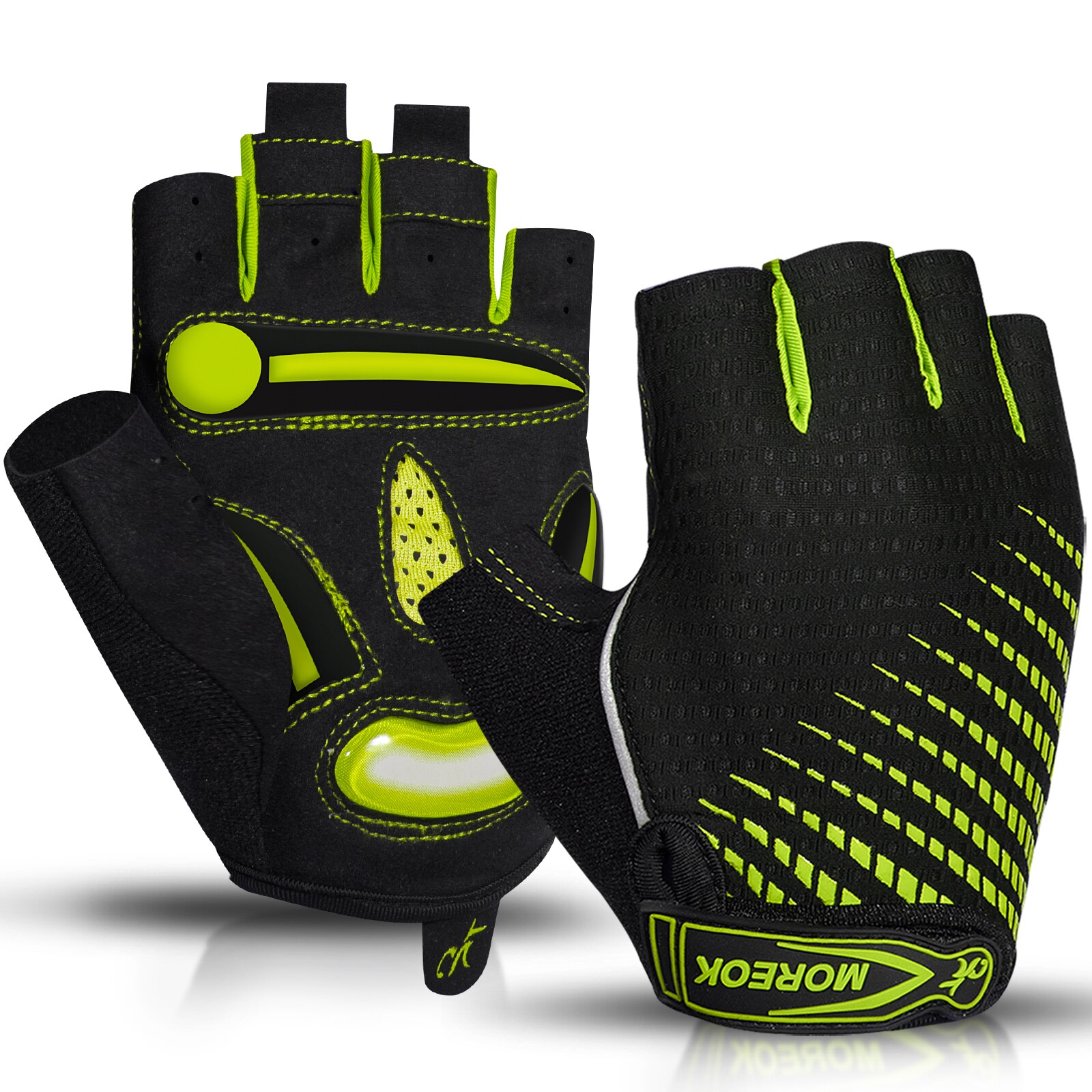 MOREOK Cycling Gloves,Breathab - Cycling Glove Padded 评论和价格