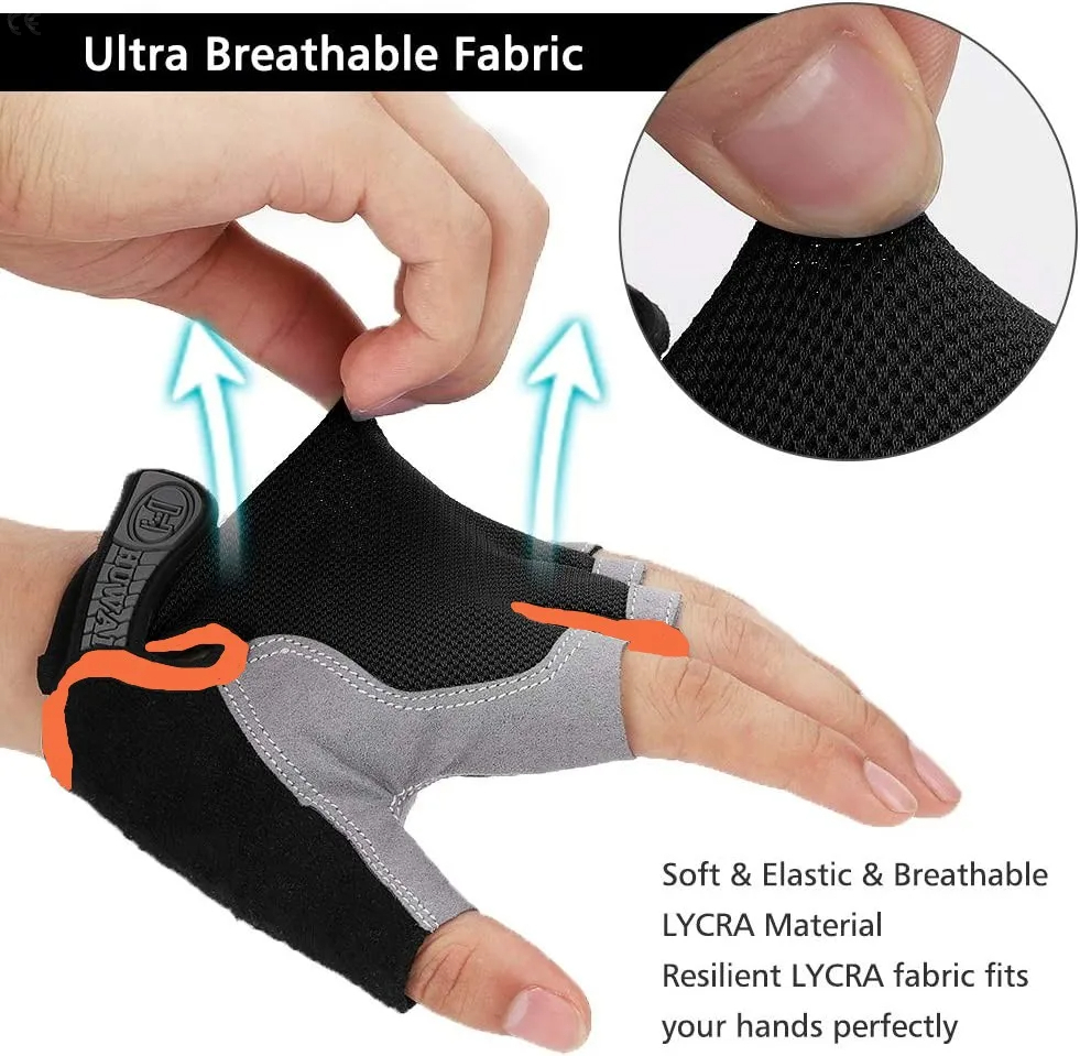 1 Pair Anti-Slip Cycling Glove - Cycling Glove Padded 评论和价格
