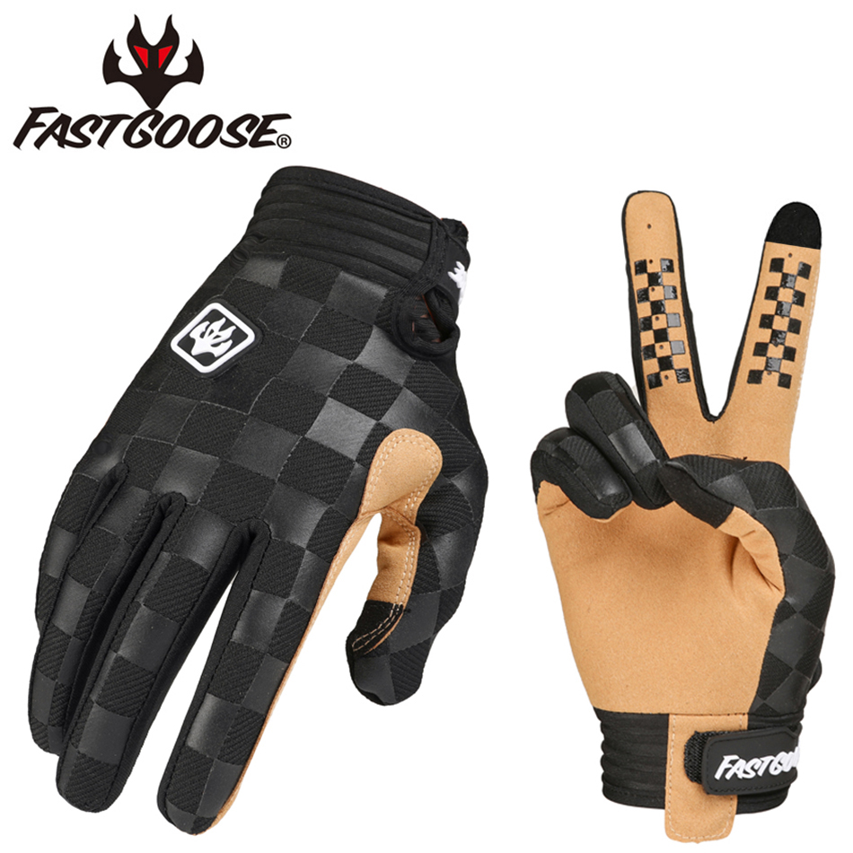 FASTGOOSE Retro Rider Motocros - Cycling Glove Padded 评论和价格