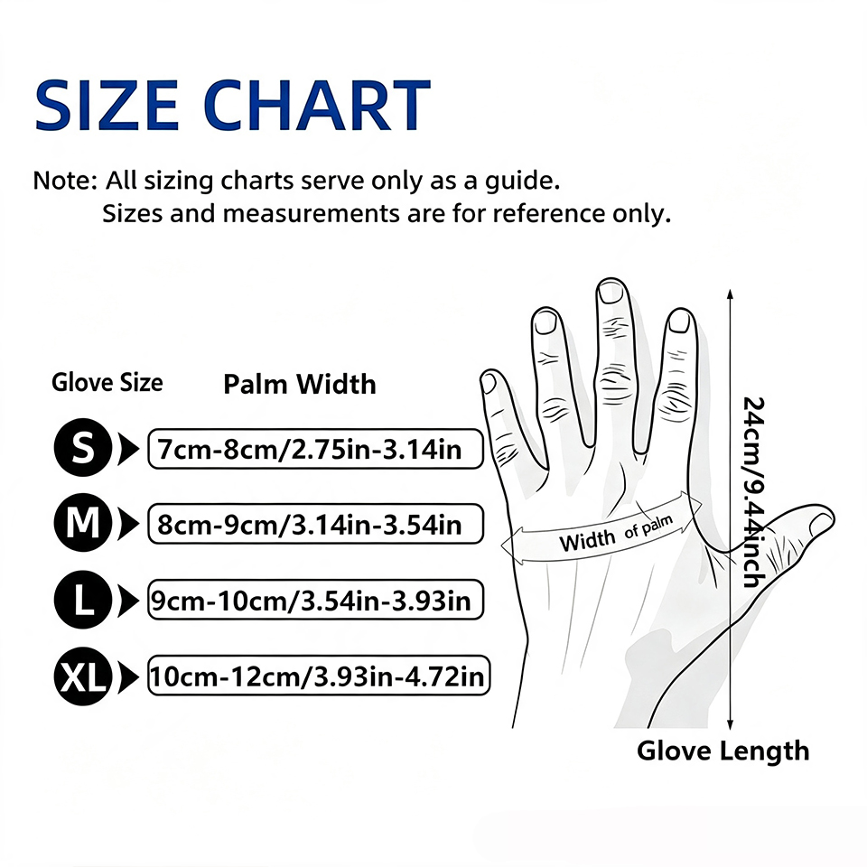 100PCS/Box Black Nitrile Glove - Latex Disposable Glove 评论和价格