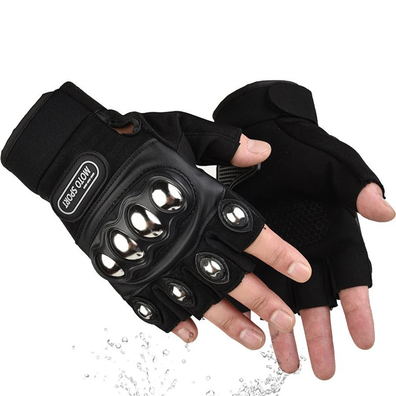 Half Finger Protective Motorcy - Motorcycle Glove Knuckle 评论和价格