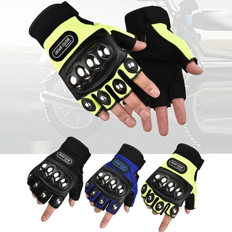 Half Finger Protective Motorcy - Motorcycle Glove Knuckle 评论和价格