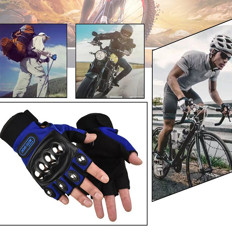 Half Finger Protective Motorcy - Motorcycle Glove Knuckle 评论和价格