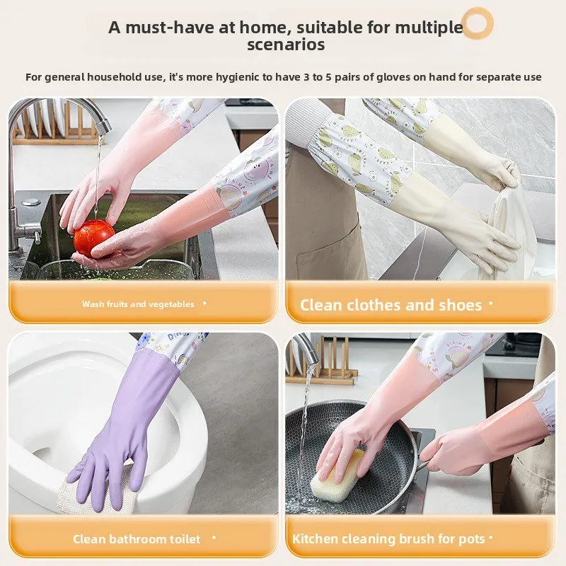 Winter Warm Waterproof Dishwas - Rubber Glove Cleaning 评论和价格