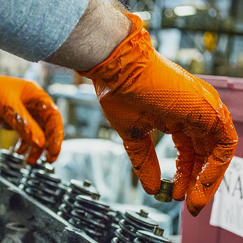 100Pcs Per Box Mechanical Nitr - Nitrile Mechanic Glove 评论和价格