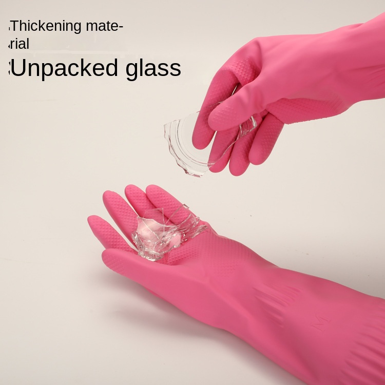 38cm Extra Thick Pink Rubber D - Rubber Glove Cleaning 评论和价格