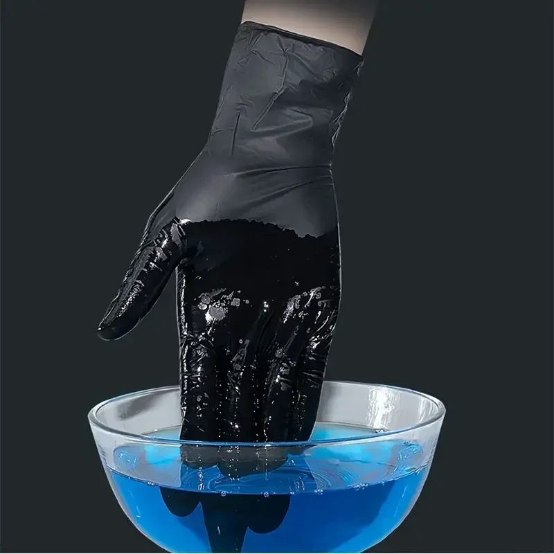 1/100pcs Disposable Black Glov - Latex Disposable Glove 评论和价格