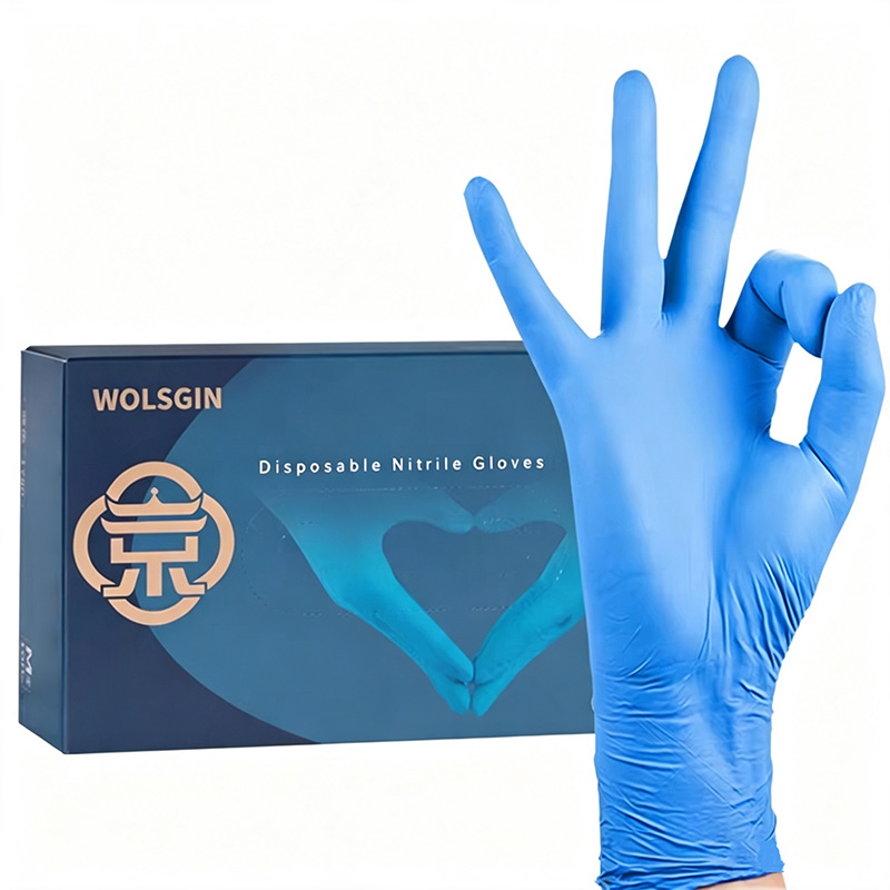 20/50/100 Pure Nitrile Gloves, - Rubber Glove Cleaning 评论和价格